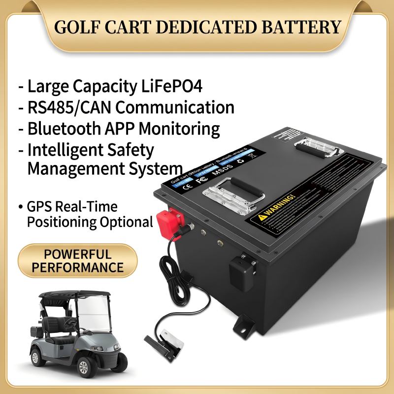 Paquete de batería LiFePO4 48V para vehículos de golf y vehículos eléctricos de paseo y patrullaje - 2