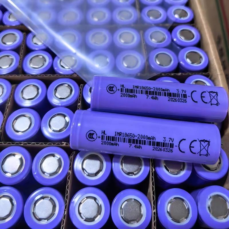 Célula HL18650‑2000 mAh, descarga 5C (10 A) - 2