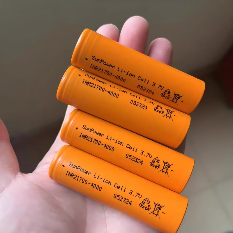 Célula SunPower 21700‑4000 mAh, descarga 10C (40 A) - 4