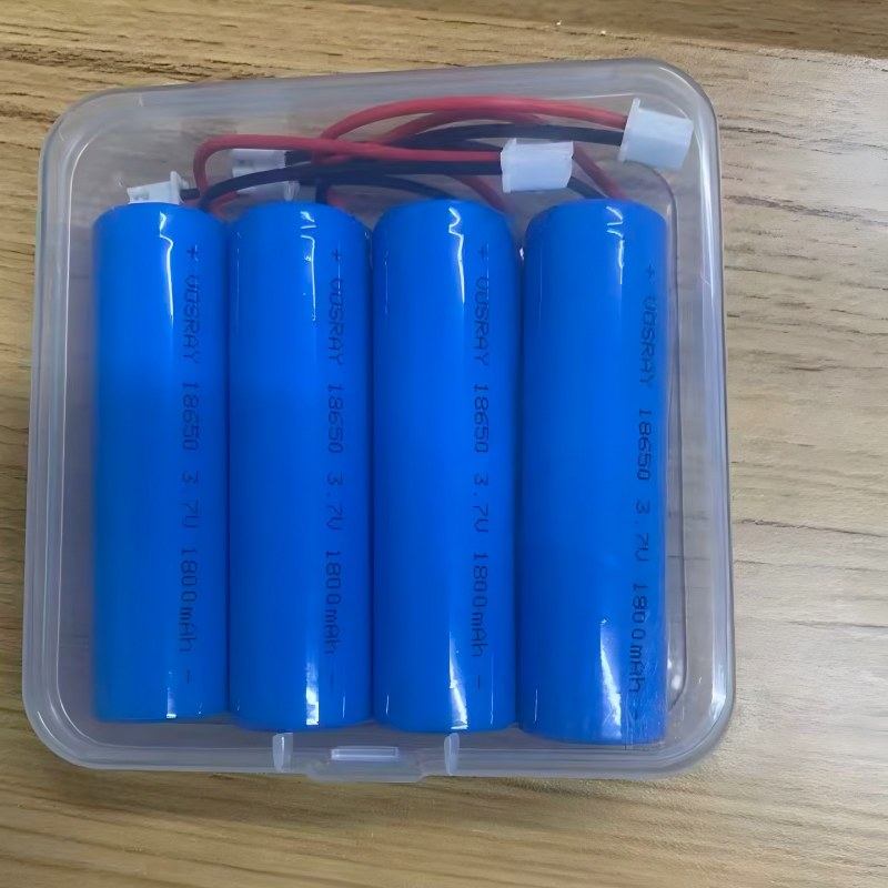 4 pzs 18650  3.7V 1800mAh, con conector XH2.54 y placa PCB - 4