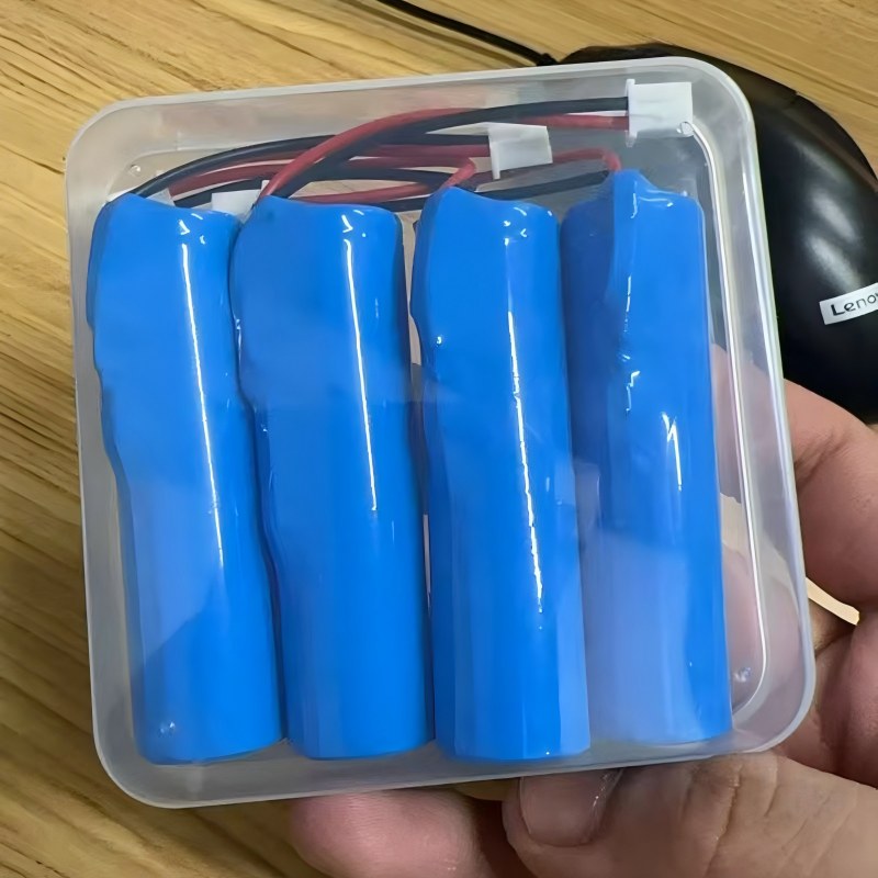 4 pzs 18650  3.7V 1800mAh, con conector XH2.54 y placa PCB - 5
