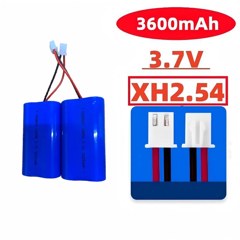 2pzs 3.7V 3600mAh, con conector XH2.54 y placa PCB