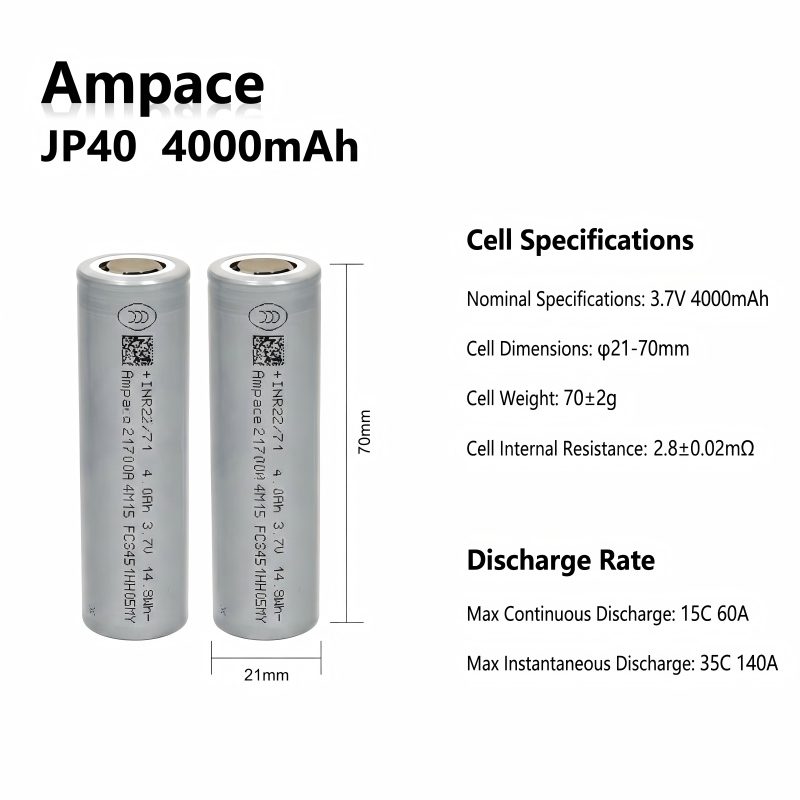 Ampace 21700 4000mAh - 2